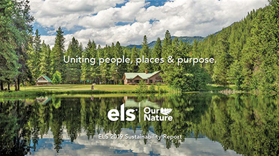 ELS 2019 Sustainability Report - Click to download ELS 2019 Sustainability Report - Click to download