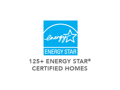 125+ ENERGY STAR® CERTIFIED HOMES 125+ ENERGY STAR® CERTIFIED HOMES